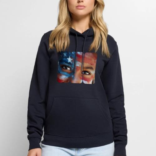 USA: Eyes of the Flag - Men's Premium Hoodie