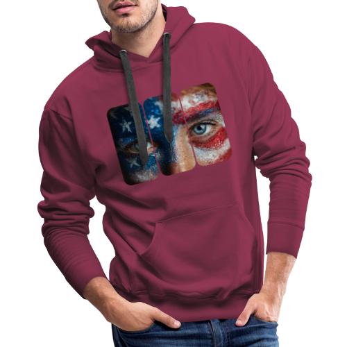 USA: Stars in Her Eyes - Men's Premium Hoodie