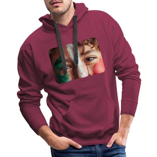 Mexico: Three Stripes of Pride - Men's Premium Hoodie