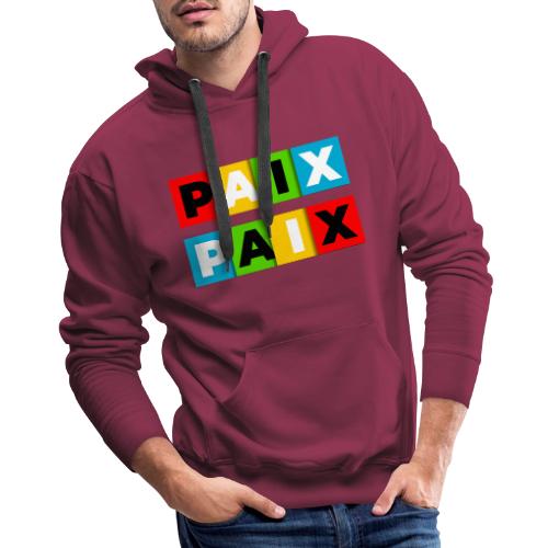 Peace in Colour - Men's Premium Hoodie