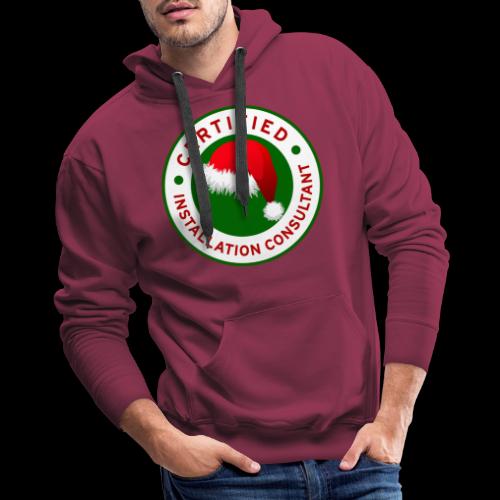 Christmas Lights R Us Emblem - Men's Premium Hoodie