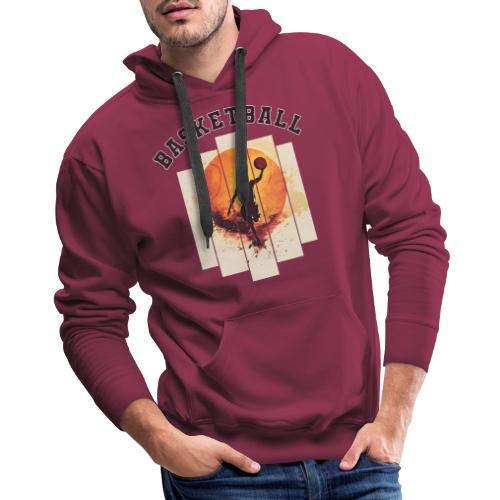 Basketball again and again - Men's Premium Hoodie