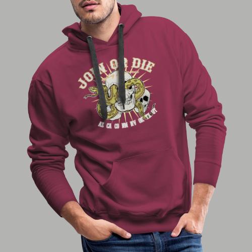 Grappling X Join or Die - Men's Premium Hoodie