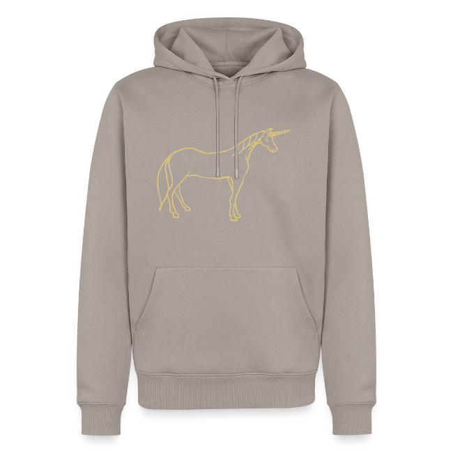 unicorn gold outline