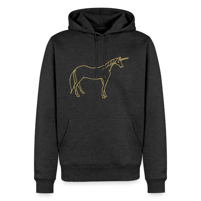 unicorn gold outline