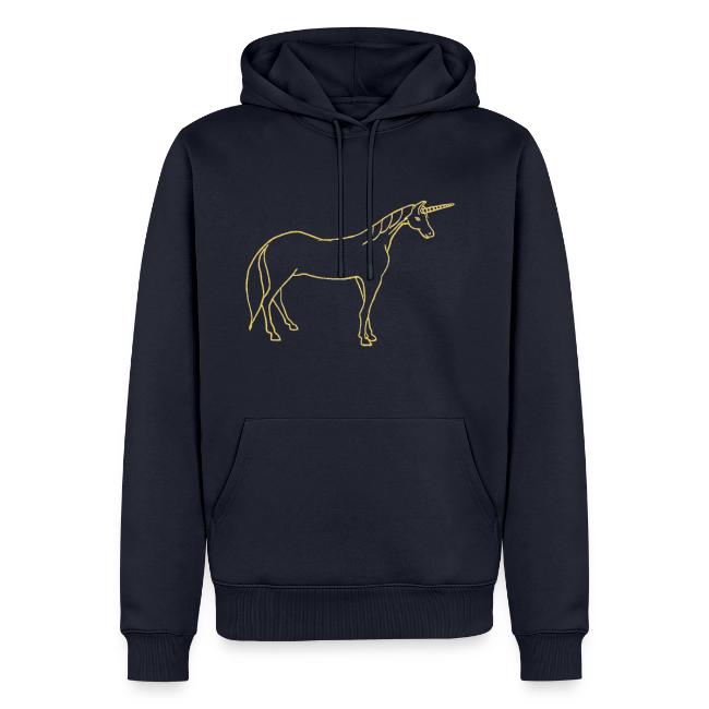 unicorn gold outline