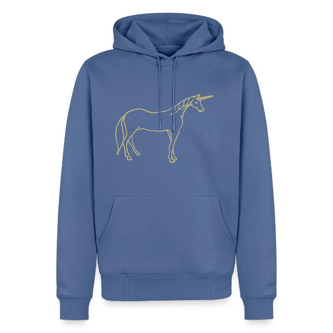 unicorn gold outline