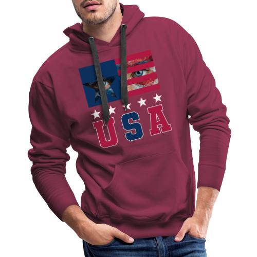 Stars and Vision USA - Men's Premium Hoodie
