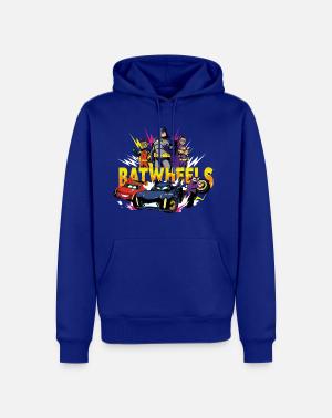 Pull à Capuche Enfant Batwheels – Sweat Batman Avec Poche Kangourou – Tissu Doux Coton/polyester