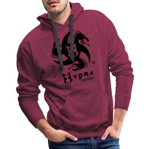 Hydra design Logo black - Men's Premium Hoodie