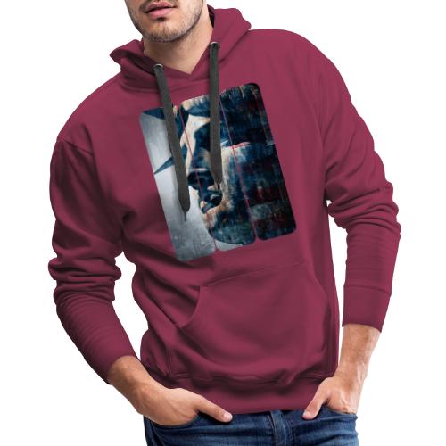 USA: Urban Liberty Triptych - Men's Premium Hoodie