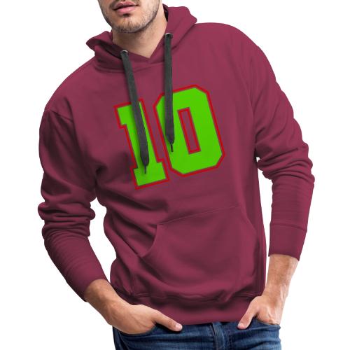 The Magic Number 10 - Men's Premium Hoodie
