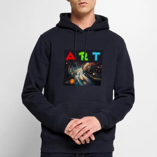 Swirls of Colorful Art - Men's Premium Hoodie