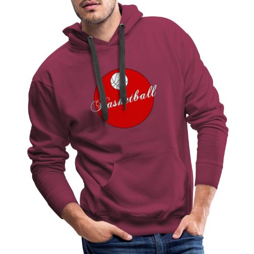 Basketball: Bold Hoops - Men's Premium Hoodie