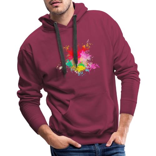 Psychedelic: Color Storm - Men's Premium Hoodie