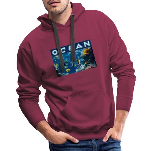 Ocean: Underwater Radiance - Men's Premium Hoodie