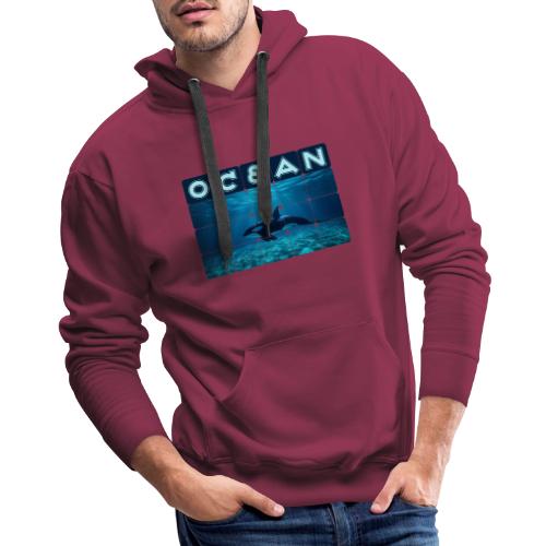 Ocean: Orca in Motion - Men's Premium Hoodie