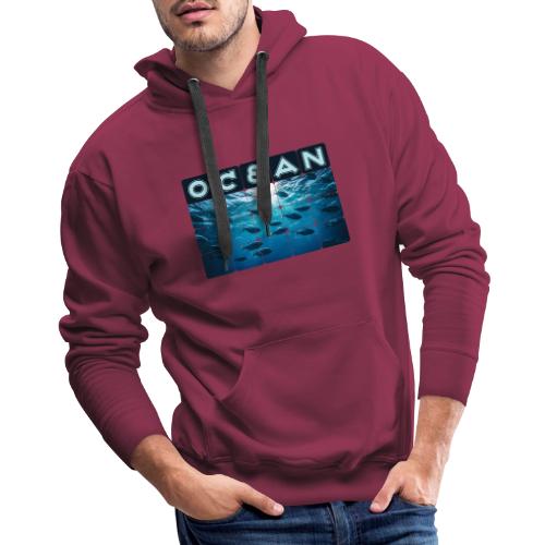 Ocean: Silver Tide - Men's Premium Hoodie