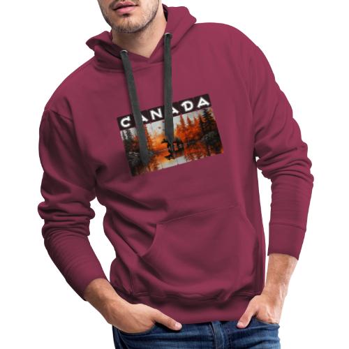 Canada Wilderness Art - Men's Premium Hoodie