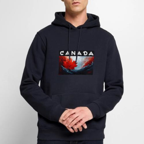 Canada Icon in Color - Men's Premium Hoodie