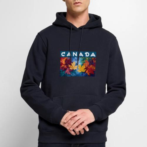 Canada in Brushstrokes - Men's Premium Hoodie
