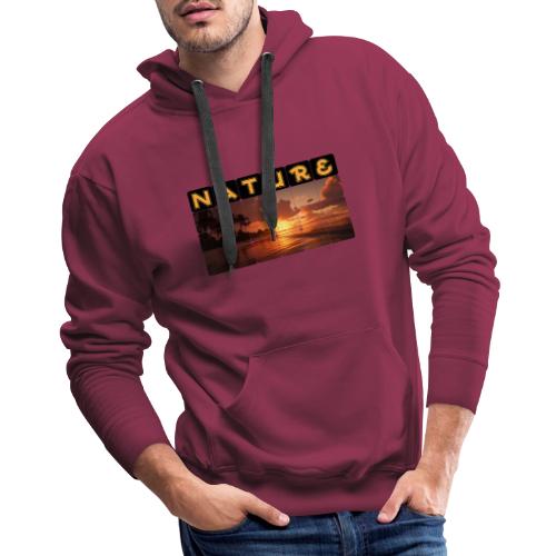 Nature: Sunset Serenity - Men's Premium Hoodie