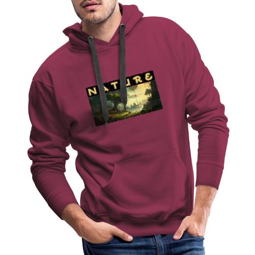Whispers of Green Peaks - Men's Premium Hoodie