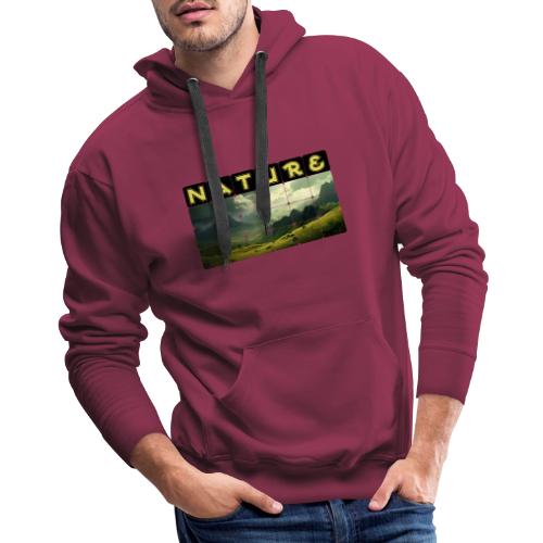 Nature: Verdant Peaks - Men's Premium Hoodie