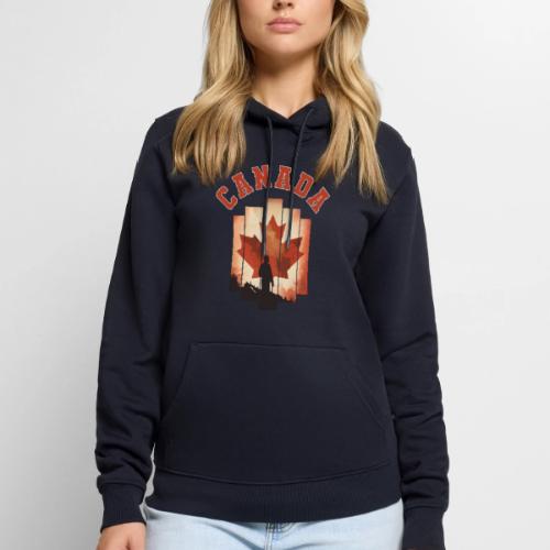 Proud Canadian Shadow - Men's Premium Hoodie