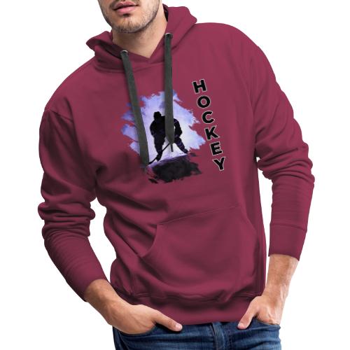 Hockey Charge - Men's Premium Hoodie