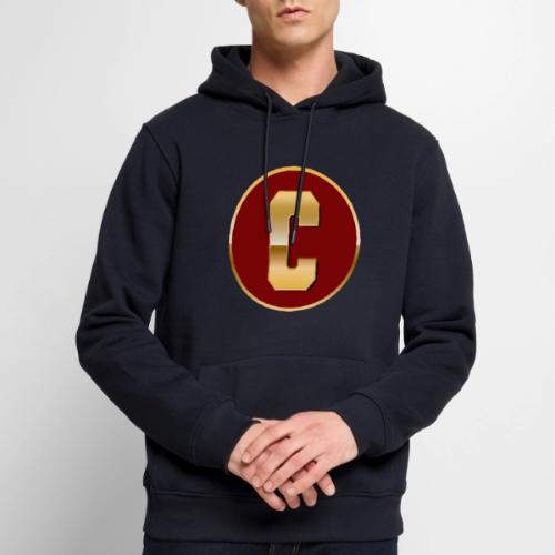 Letter C – Capital Varsity Alphabet Monogram - Men's Premium Hoodie