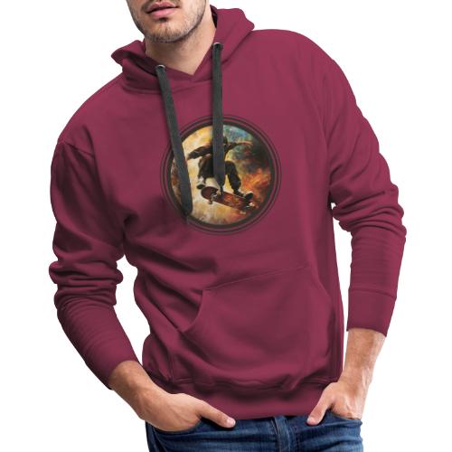 Skateboarding Flow - Men's Premium Hoodie