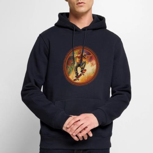 Skateboarding Mode On - Men's Premium Hoodie