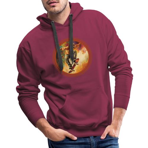 Skateboarding Mode On - Men's Premium Hoodie