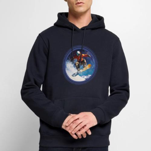 Snowboarding Rush - Men's Premium Hoodie