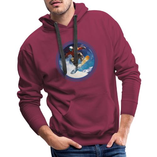Snowboarding Rush - Men's Premium Hoodie