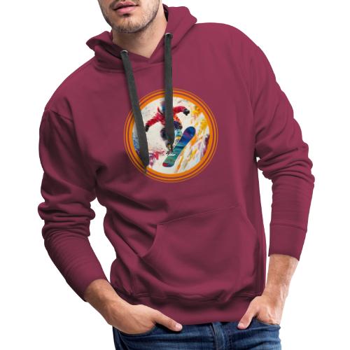 Snowboarding Horizon - Men's Premium Hoodie