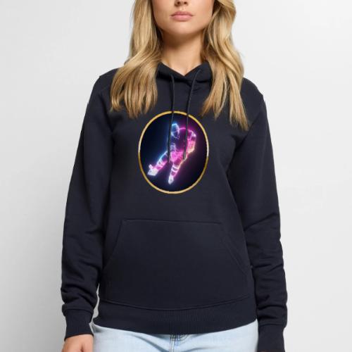 Hockey: Neon Ice Striker - Men's Premium Hoodie