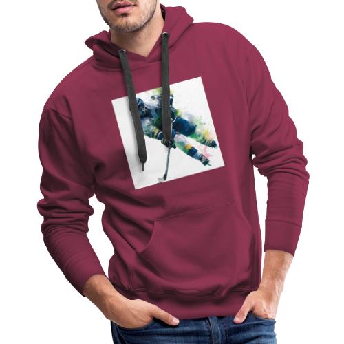 Hockey: Frozen Motion - Men's Premium Hoodie