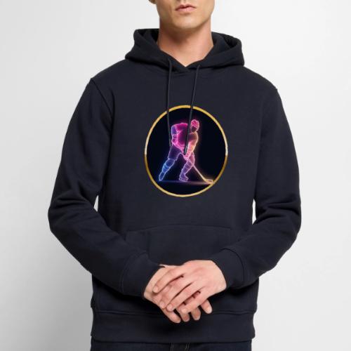 Hockey: Neon Ice Rush - Men's Premium Hoodie