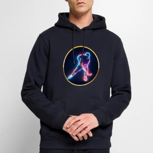 Golden Neon Hockey - Men's Premium Hoodie