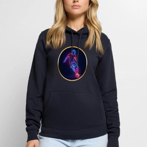 Soccer: Neon Golden Goal - Men's Premium Hoodie