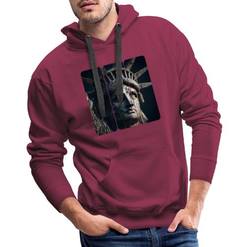 USA: Liberty in Shadows - Men's Premium Hoodie