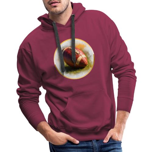 American Football: Heart of the Gridiron - Men's Premium Hoodie