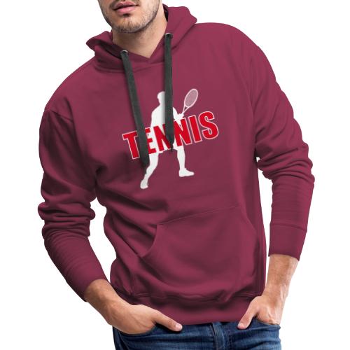 Red Court Tennis - Men's Premium Hoodie