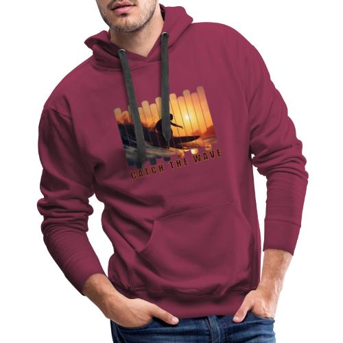 Surfing: Catch the Wave - Men's Premium Hoodie