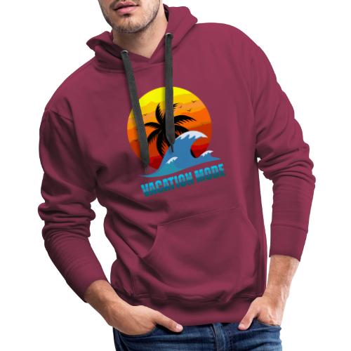 Vacation mode: Sunset Escape - Men's Premium Hoodie
