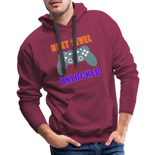 Next Level Unlocked Gamer Design - Men's Premium Hoodie