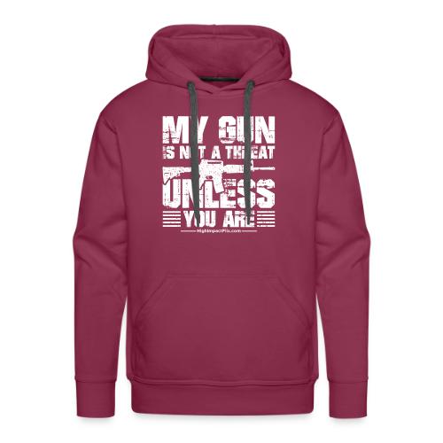 My Gun is Not a Threat - Men's Premium Hoodie