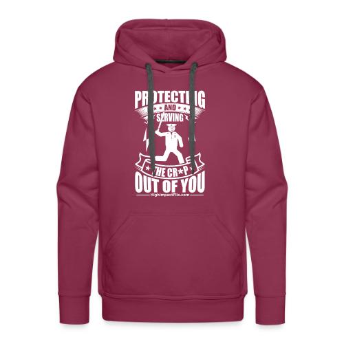 Protect serve COP WHITE - Men's Premium Hoodie